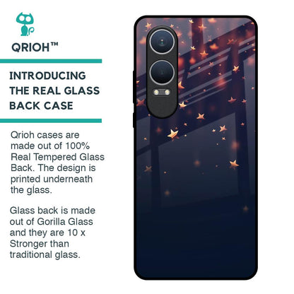 Falling Stars Glass Case For OnePlus Nord CE4 Lite 5G