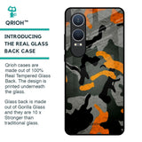 Camouflage Orange Glass Case For OnePlus Nord CE4 Lite 5G