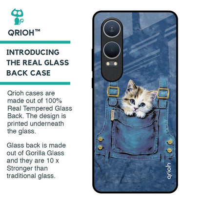Kitty In Pocket Glass Case For OnePlus Nord CE4 Lite 5G