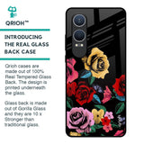 Floral Decorative Glass Case For OnePlus Nord CE4 Lite 5G