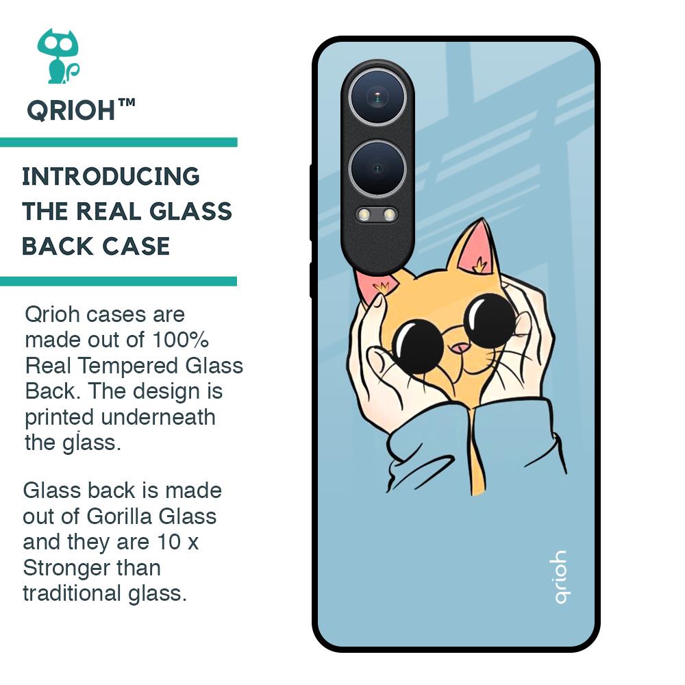 Adorable Cute Kitty Glass Case For OnePlus Nord CE4 Lite 5G