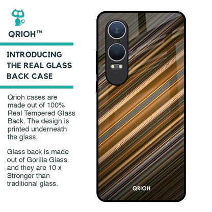 Diagonal Slash Pattern Glass Case for OnePlus Nord CE4 Lite 5G