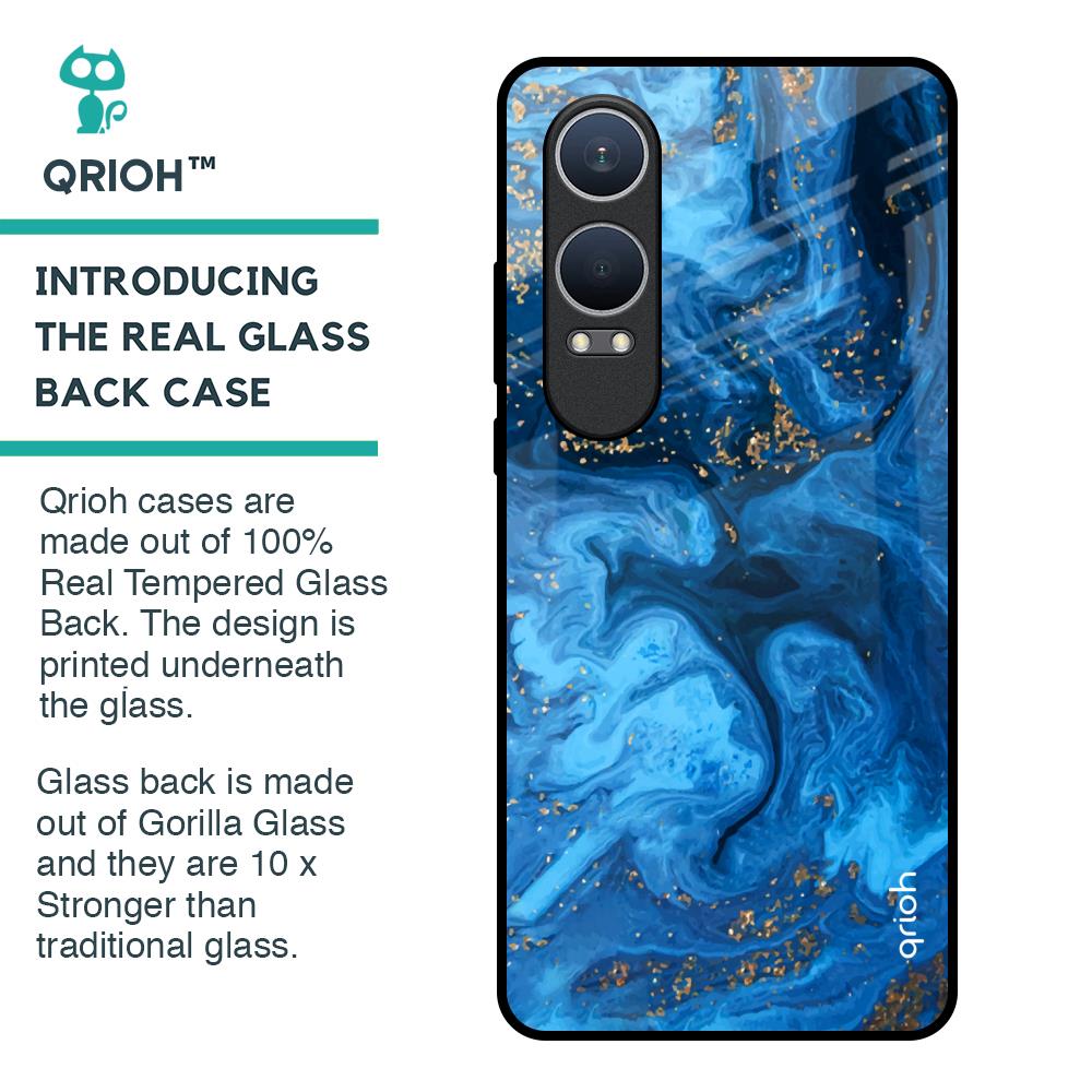 Gold Sprinkle Glass Case for OnePlus Nord CE4 Lite 5G