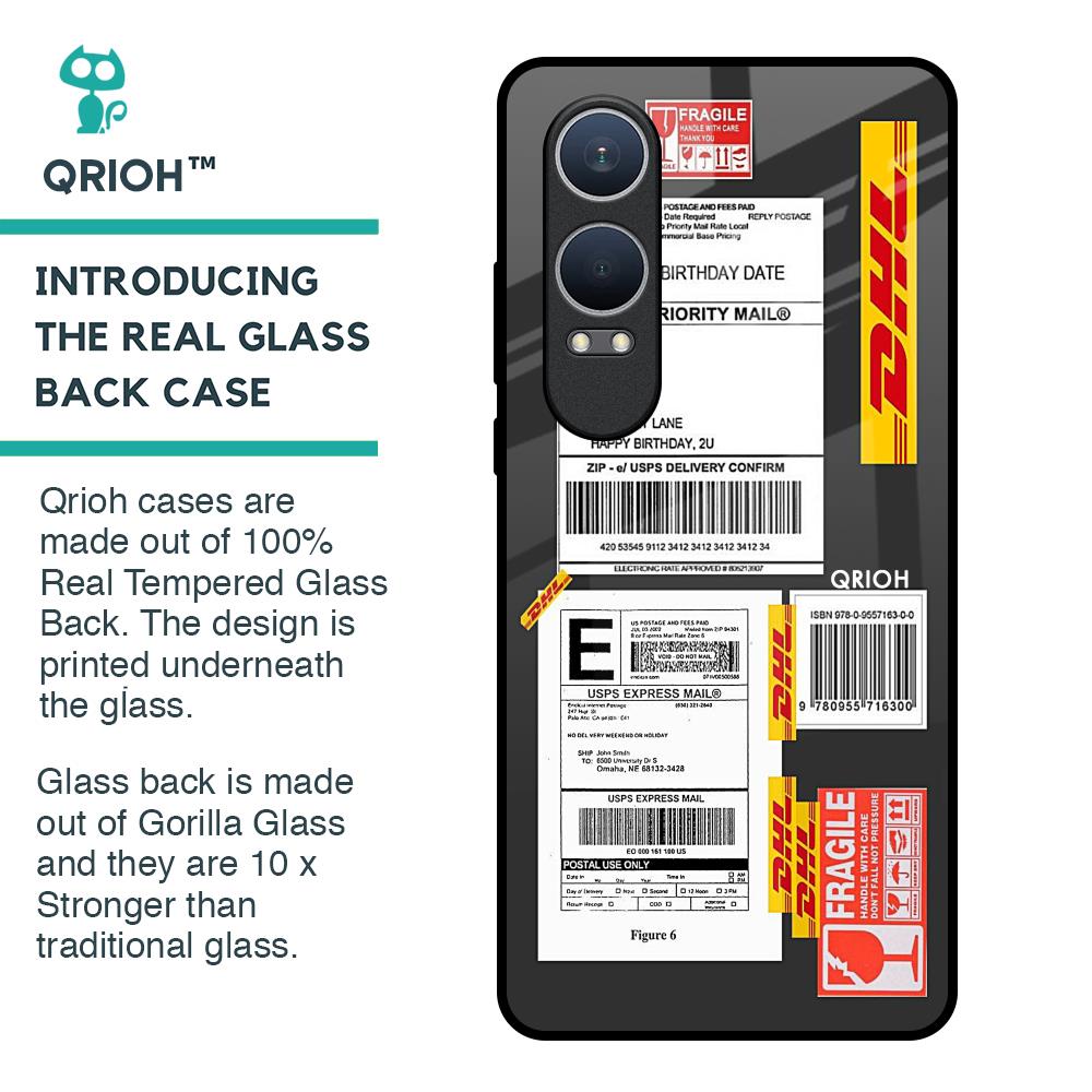 Cool Barcode Label Glass Case For OnePlus Nord CE4 Lite 5G