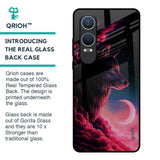 Moon Wolf Glass Case for OnePlus Nord CE4 Lite 5G