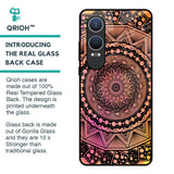 Floral Mandala Glass Case for OnePlus Nord CE4 Lite 5G