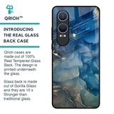 Blue Cool Marble Glass Case for OnePlus Nord CE4 Lite 5G