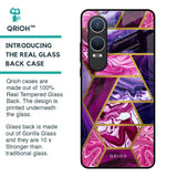 Electroplated Geometric Marble Glass Case for OnePlus Nord CE4 Lite 5G