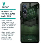 Green Leather Glass Case for OnePlus Nord CE4 Lite 5G