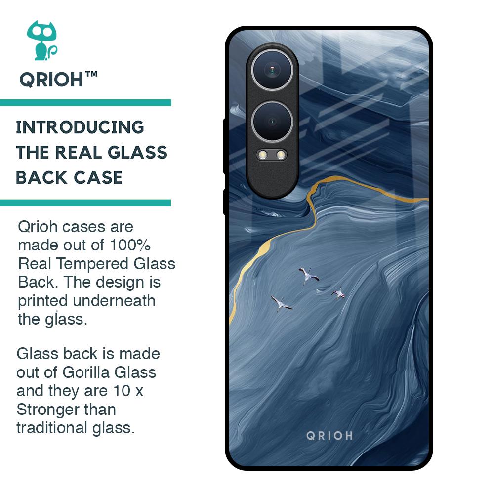 Deep Ocean Marble Glass Case for OnePlus Nord CE4 Lite 5G