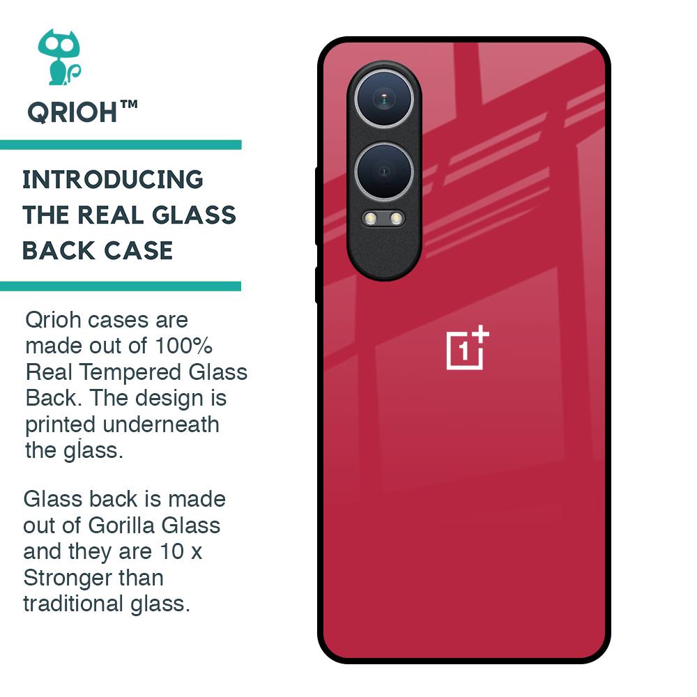 Solo Maroon Glass case for OnePlus Nord CE4 Lite 5G