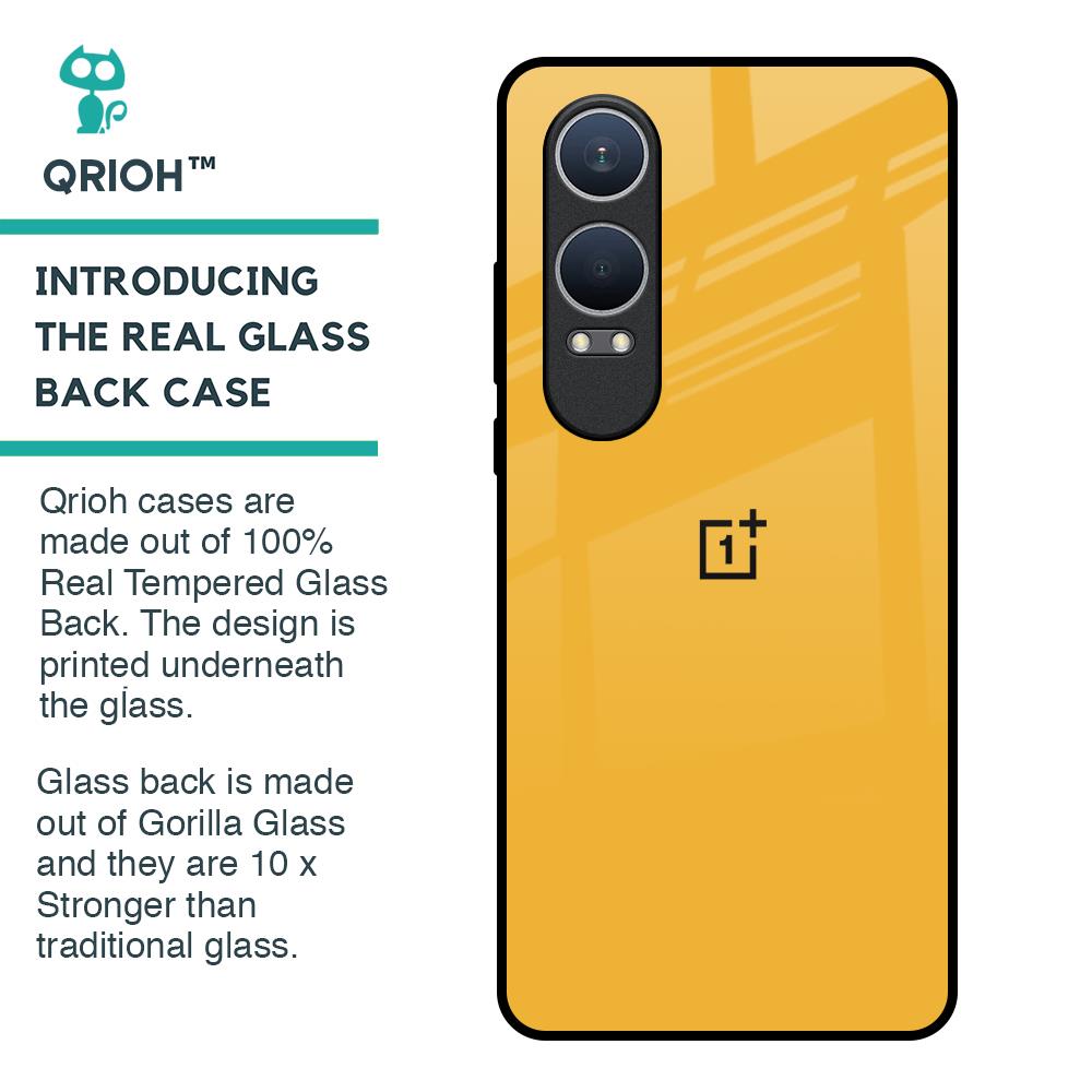 Fluorescent Yellow Glass case for OnePlus Nord CE4 Lite 5G