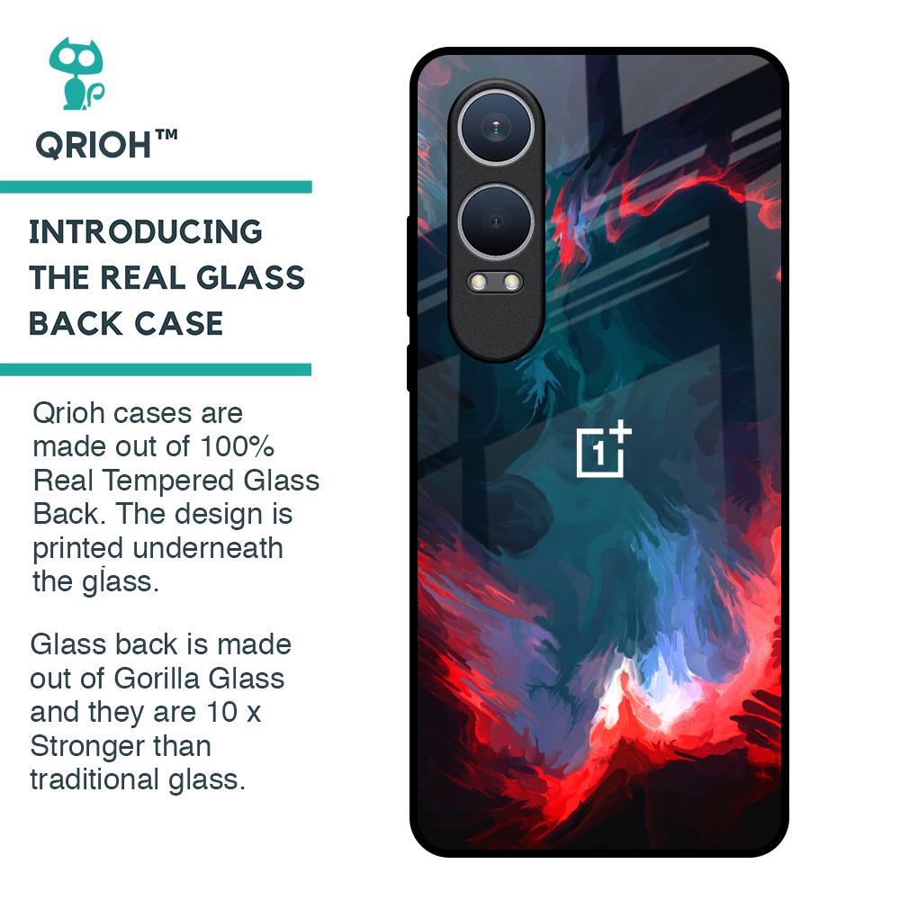 Brush Art Glass Case For OnePlus Nord CE4 Lite 5G