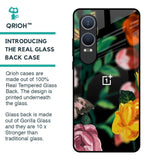 Flowers & Butterfly Glass Case for OnePlus Nord CE4 Lite 5G