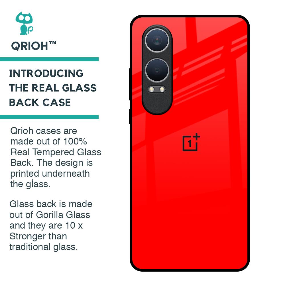 Blood Red Glass Case for OnePlus Nord CE4 Lite 5G