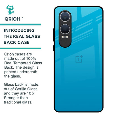 Blue Aqua Glass Case for OnePlus Nord CE4 Lite 5G