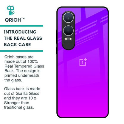 Purple Pink Glass Case for OnePlus Nord CE4 Lite 5G