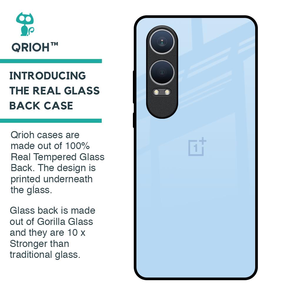Pastel Sky Blue Glass Case for OnePlus Nord CE4 Lite 5G