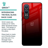 Maroon Faded Glass Case for OnePlus Nord CE4 Lite 5G