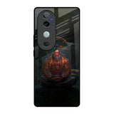 Lord Hanuman Animated Vivo V40 5G Glass Back Cover Online