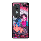 Radha Krishna Art Vivo V40 5G Glass Back Cover Online