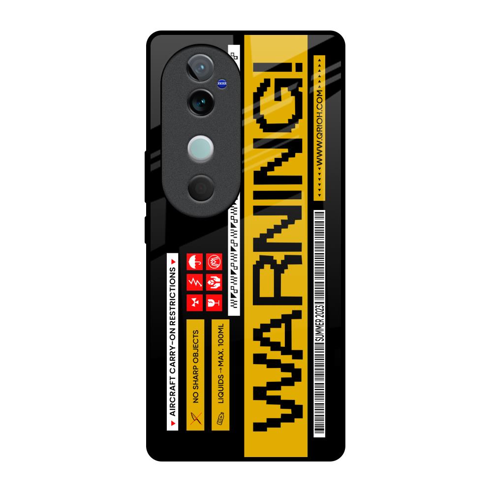 Aircraft Warning Vivo V40 5G Glass Back Cover Online