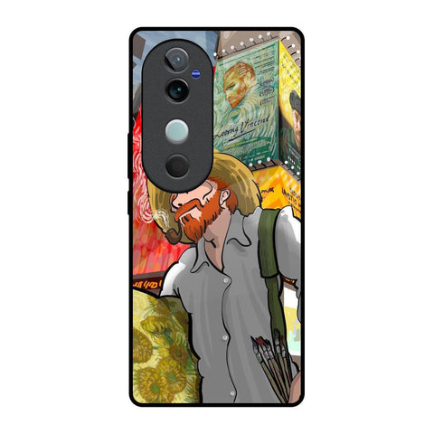 Loving Vincent Vivo V40 5G Glass Back Cover Online