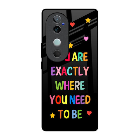 Magical Words Vivo V40 5G Glass Back Cover Online