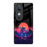 Retro Astronaut Vivo V40 5G Glass Back Cover Online