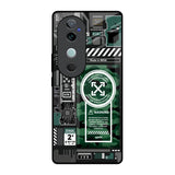 Green Camo Circuit Vivo V40 5G Glass Back Cover Online