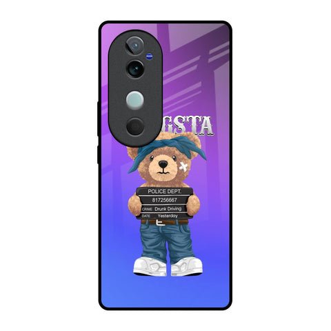 Gangsta Bear Vivo V40 5G Glass Back Cover Online