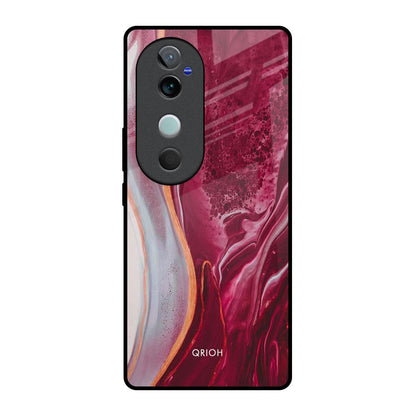 Crimson Ruby Vivo V40 5G Glass Back Cover Online
