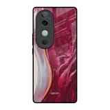 Crimson Ruby Vivo V40 5G Glass Back Cover Online