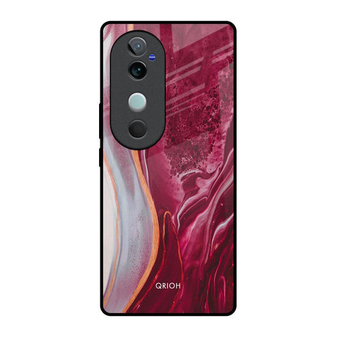 Crimson Ruby Vivo V40 5G Glass Back Cover Online