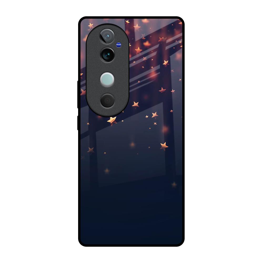 Falling Stars Vivo V40 5G Glass Back Cover Online