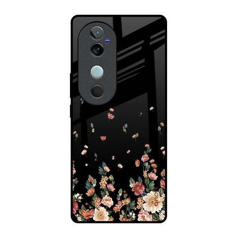 Floating Floral Print Vivo V40 5G Glass Back Cover Online