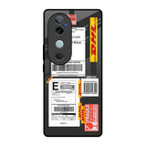 Cool Barcode Label Vivo V40 5G Glass Back Cover Online