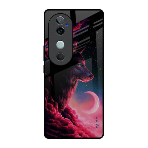 Moon Wolf Vivo V40 5G Glass Back Cover Online