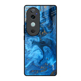 Gold Sprinkle Vivo V40 5G Glass Back Cover Online