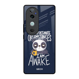 Struggling Panda Vivo V40 5G Glass Back Cover Online