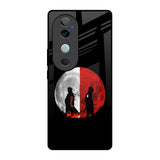 Anime Red Moon Vivo V40 5G Glass Back Cover Online