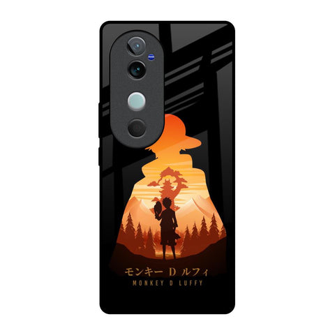 Luffy One Piece Vivo V40 5G Glass Back Cover Online