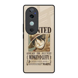 Luffy Wanted Vivo V40 5G Glass Back Cover Online
