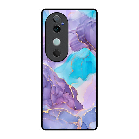 Alcohol ink Marble Vivo V40 5G Glass Back Cover Online
