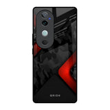 Modern Camo Abstract Vivo V40 5G Glass Back Cover Online