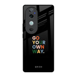 Go Your Own Way Vivo V40 5G Glass Back Cover Online