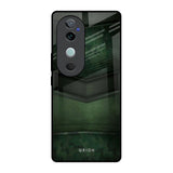 Green Leather Vivo V40 5G Glass Back Cover Online