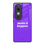 Make it Happen Vivo V40 5G Glass Back Cover Online