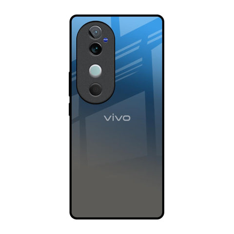 Blue Grey Ombre Vivo V40 5G Glass Back Cover Online