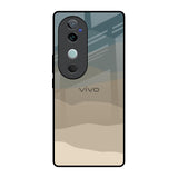 Abstract Mountain Pattern Vivo V40 5G Glass Back Cover Online